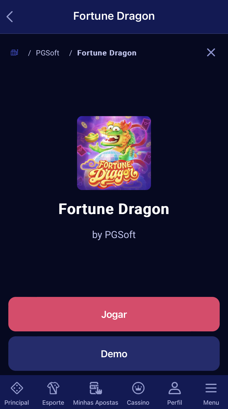 Fortune Dragon demo na Fortabet