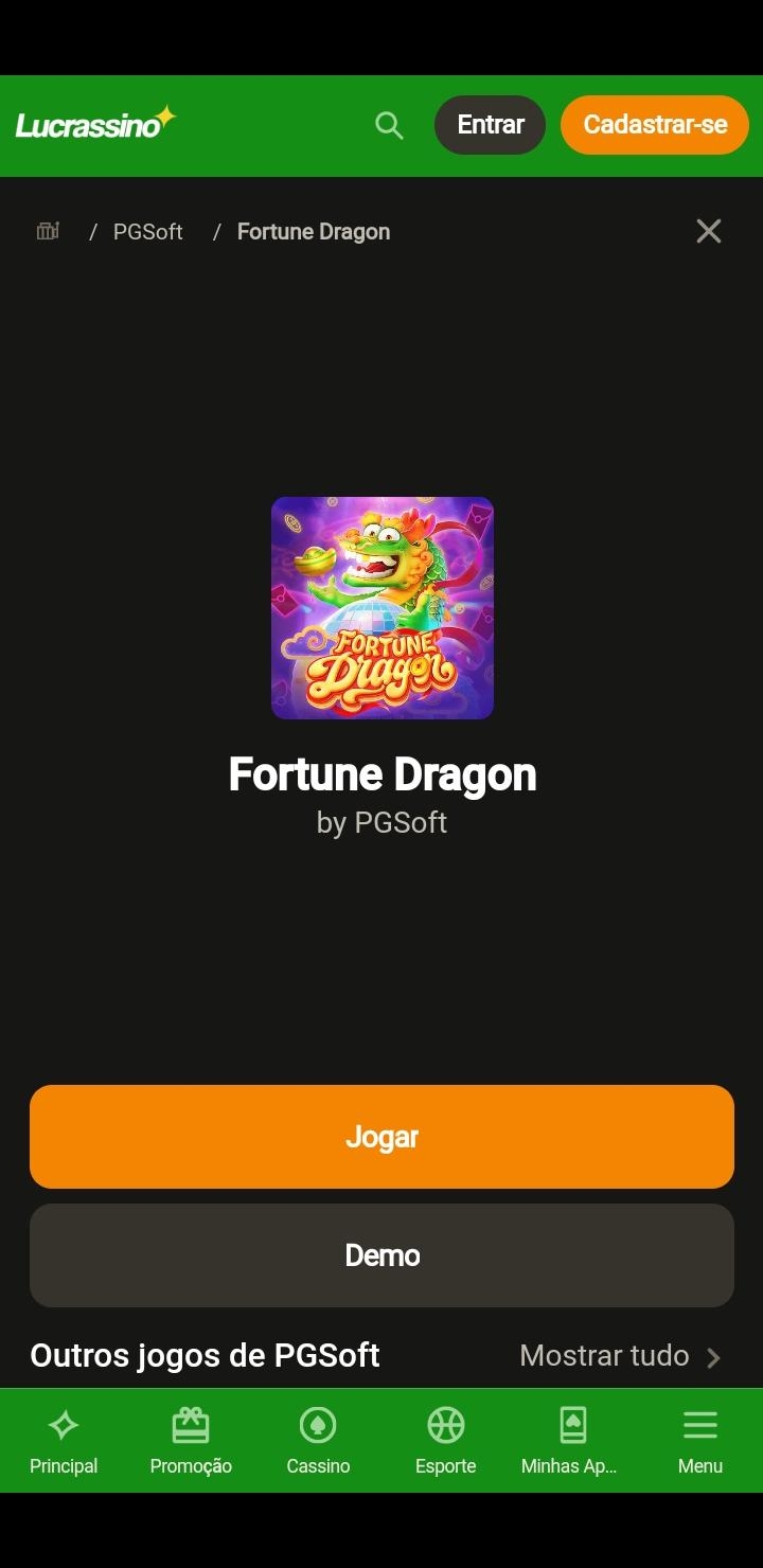 Fortune Dragon no Lucrassino